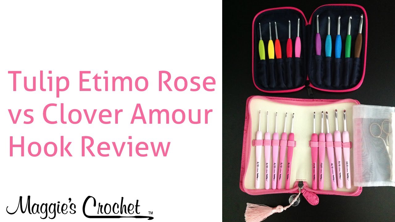 Clover Amour versus Boye versus Susan Bates - Crochet Hook Comparison and  Review - Yay For Yarn