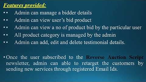 Bidding PHP Script  - Auction Script -  Reverse Auction Script