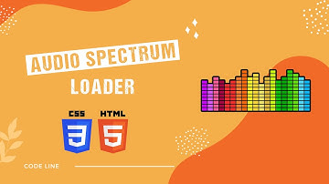 Audio Spectrum Loader using HTML and CSS