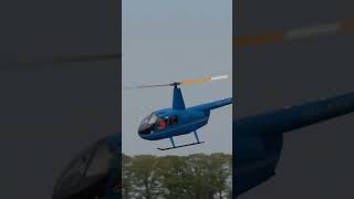 Departure Takeoff Robinson R44 #helicopter #aviation #planespotting #r44 #airport #robinson #takeoff