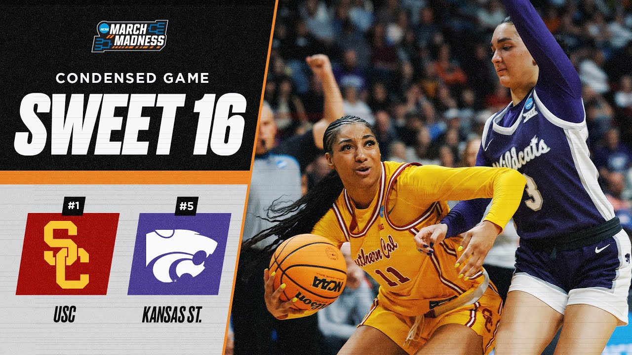 USC vs. Kansas State - Sweet 16 NCAA tournament extended highlights