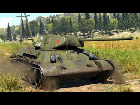 Видео: War Thunder - Т-34-57
