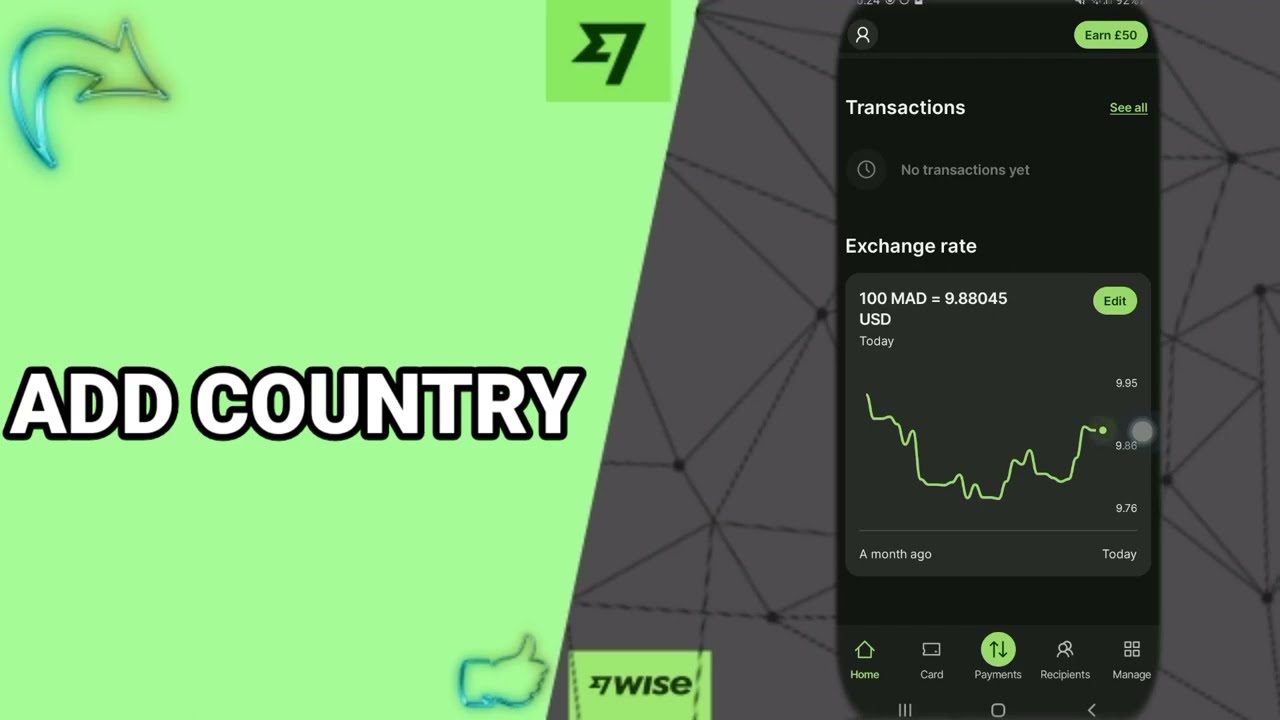 How To Add Country On Wise App