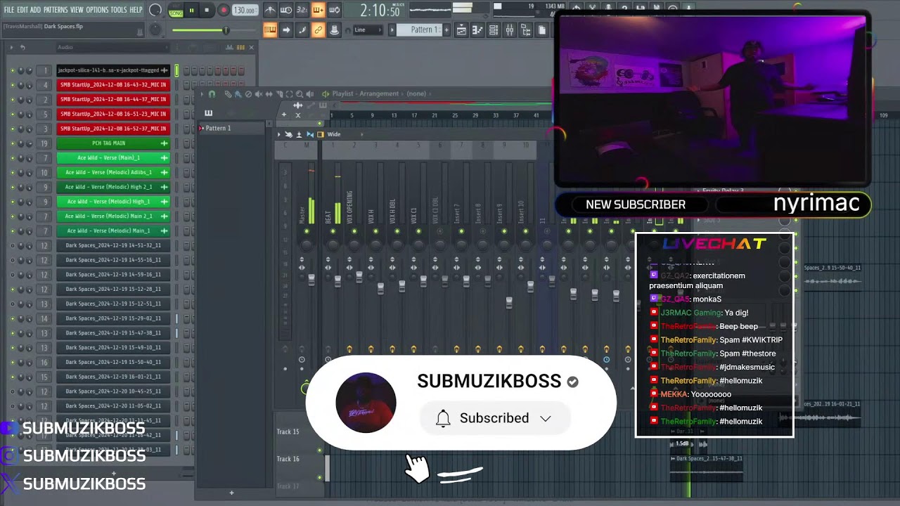 QWhat Up @jdmakesmusic. 