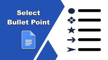 How to select all bullet points in google docs