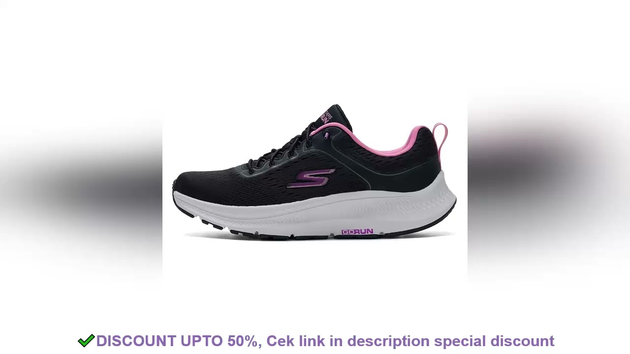 Skechers Women's Shoes Mesh Breathable Casual Shoes Shock-Absorbing Running Shoes Soft Sole Mom Shoe