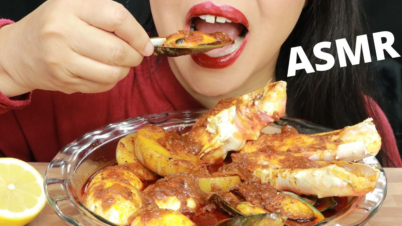 ASMR GREEN LIP MUSSELS AND KING CRAB LEGS SEAFOOD BOIL ~ Eating Sounds