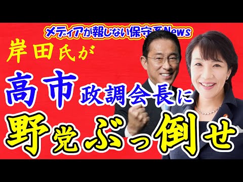 高市政調会長に託した秘策「論戦で野党をぶっ倒せ!!」「適材適所」で新しい自民党を!自民党役員人事の狙いとは?公明党と小池新党の動き!【メディアが報じない保守系News】【岸田文雄】【高市早苗】