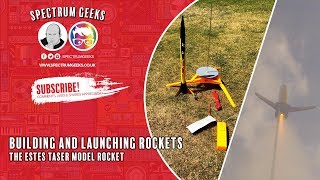 Estes Taser Rocket Build and Launch