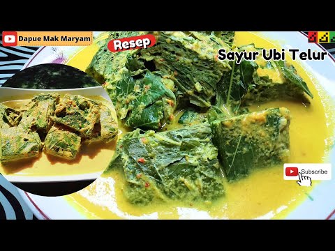Resep Gulai Daun Singkong Telur Padang