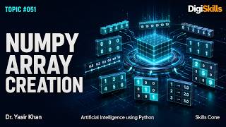 Athlete Statistics NumPy Array Creation & Functions | Artificial Intelligence using Python Topic #051 - Skills Cone