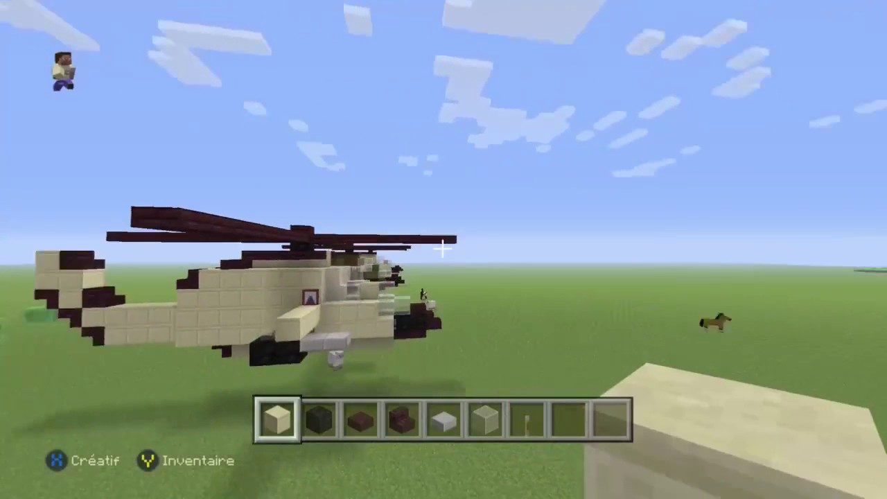 tuto Minecraft comment faire un Hélicoptère - YouTube