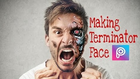 Picsart Editing Tutorial | How To Make A Terminator Face Effect on PicsArt | Tutorials With Santo