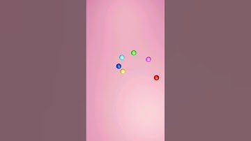 3d Blender Animation  | A few balls circling towards the centre | Shape | Sphere | Patterns | Rotate