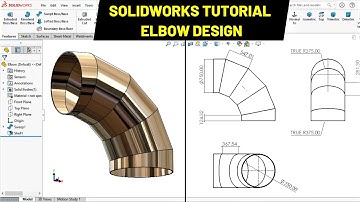 3D Elbow in 5 piece | SOLIDWORKS Tutorial | Robo CAD