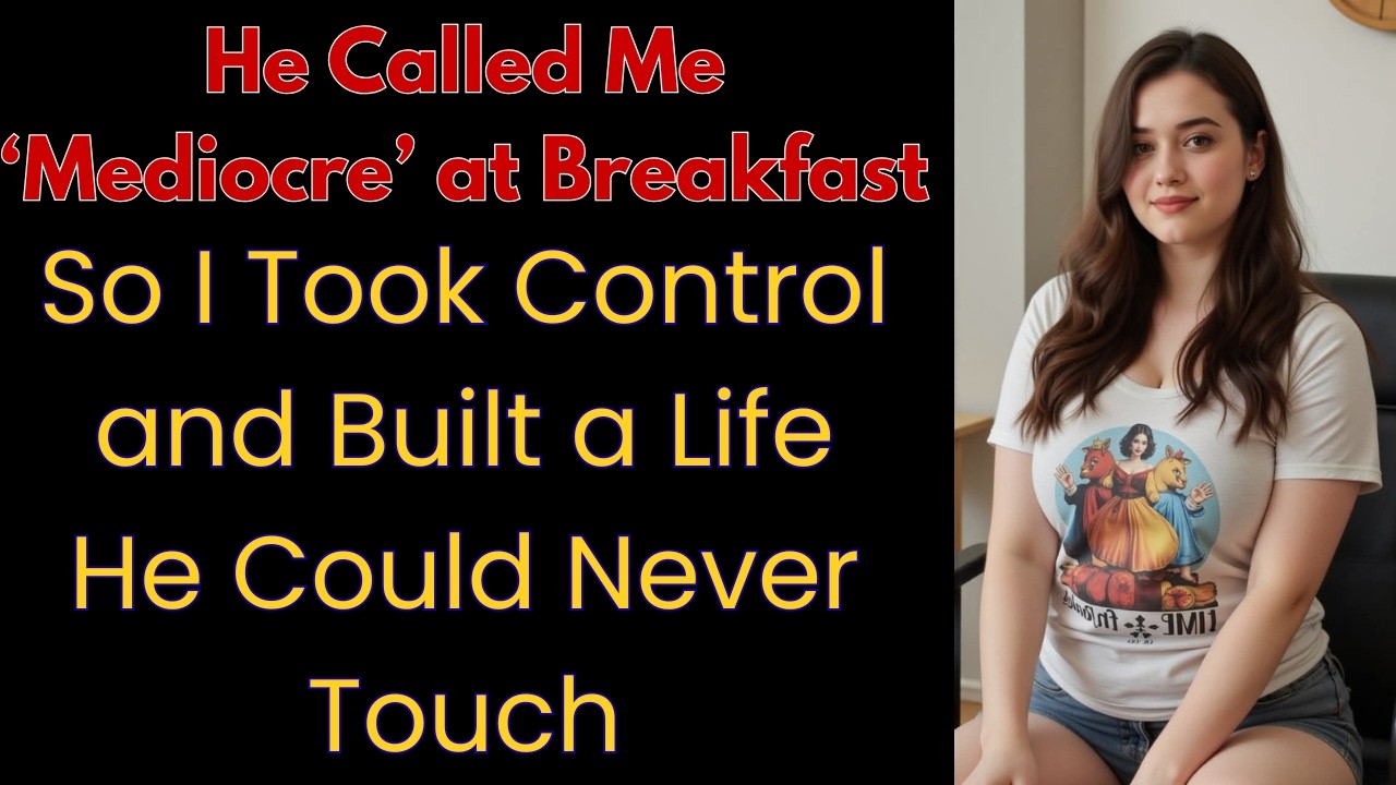 “He Called Me ‘Mediocre’ at Breakfast—So I Took Control and Built a Life He Could Never Touch”