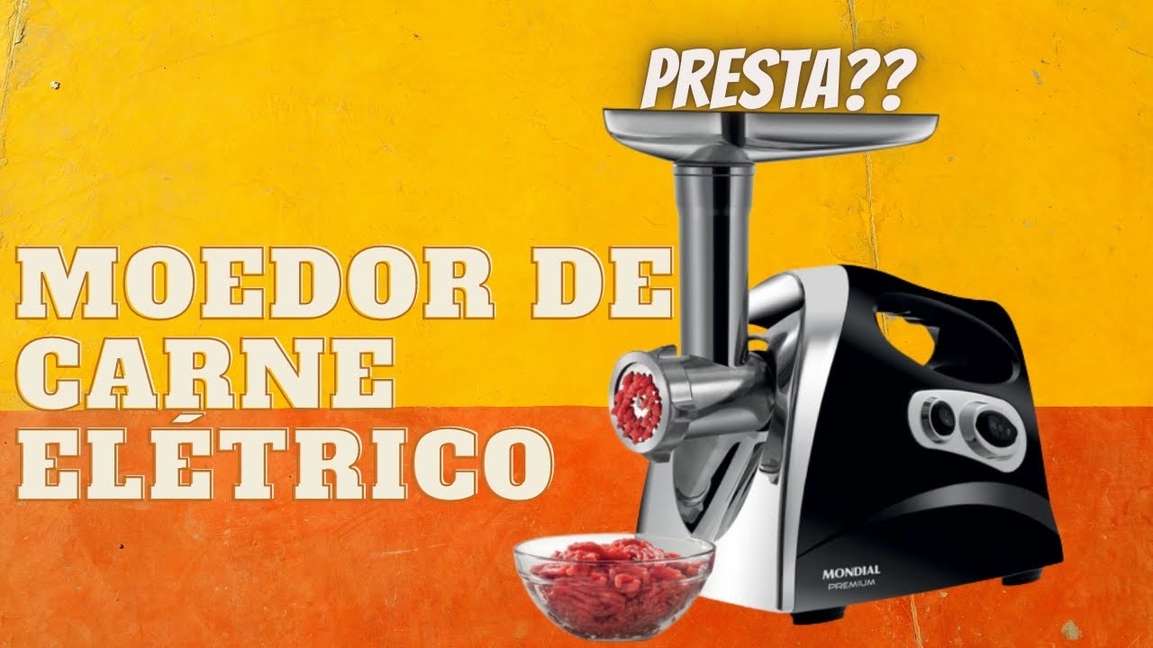 Moedor de carne elétrico (Review). Presta???
