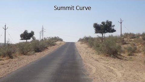 Transportation Engineering 2.23 (Vertical Alignment of Highways - Vertical curves: Summit curve)