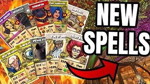 New Weaving Spells Fall 2024 Wizard101