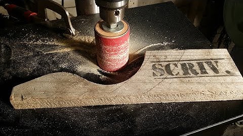 How to make a spindle sander with style