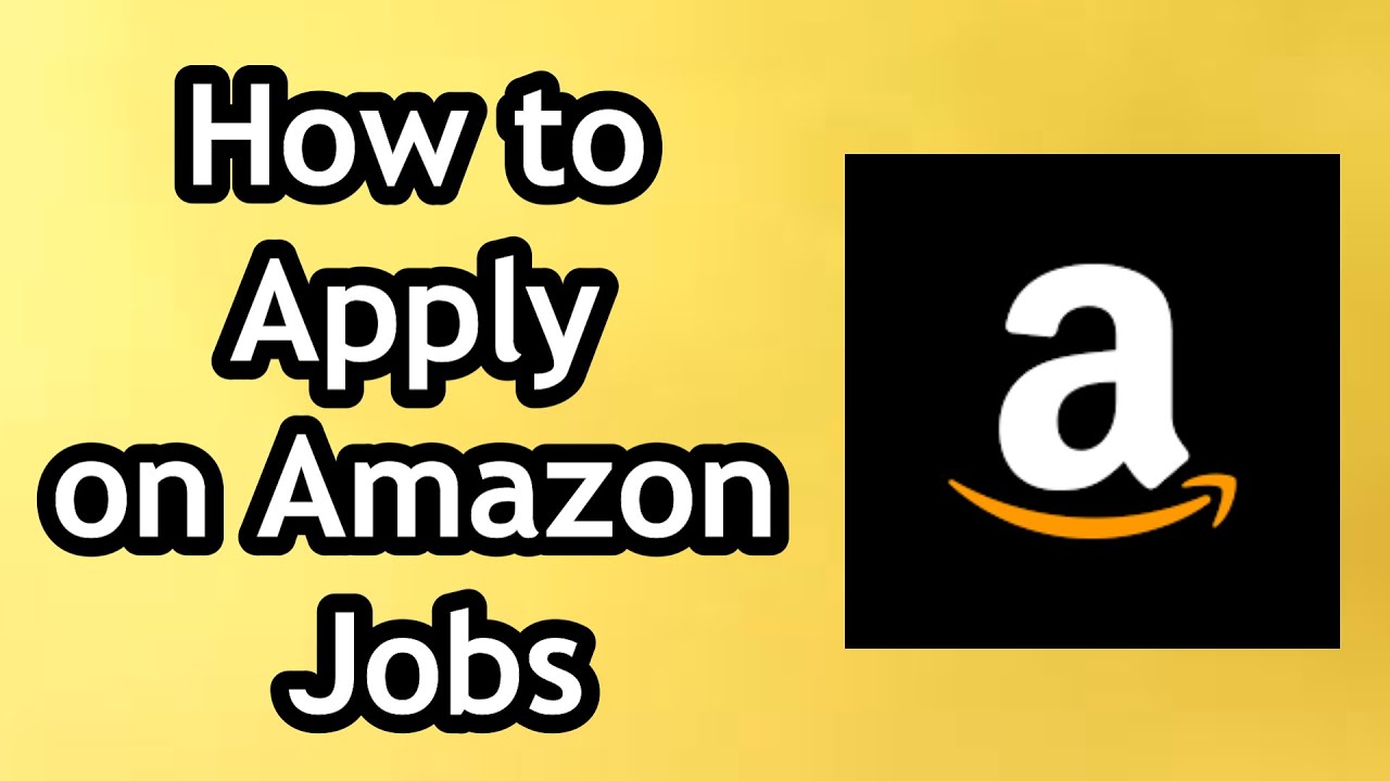 How to Apply on Amazon Jobs in 2024 - YouTube