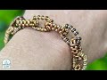 CHUNKY CHAIN beaded bracelet tutorial