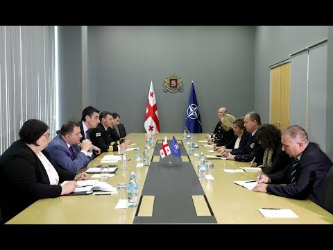 გიორგი გახარია ნატოს საზღვაო ძალების სარდლის მოადგილეს, ერვი ბლეჟოს შეხვდა