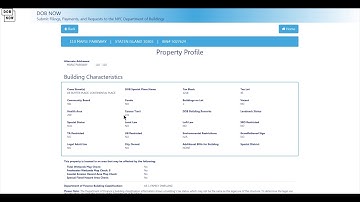 DOB NOW: Build – How to Navigate the Public Portal