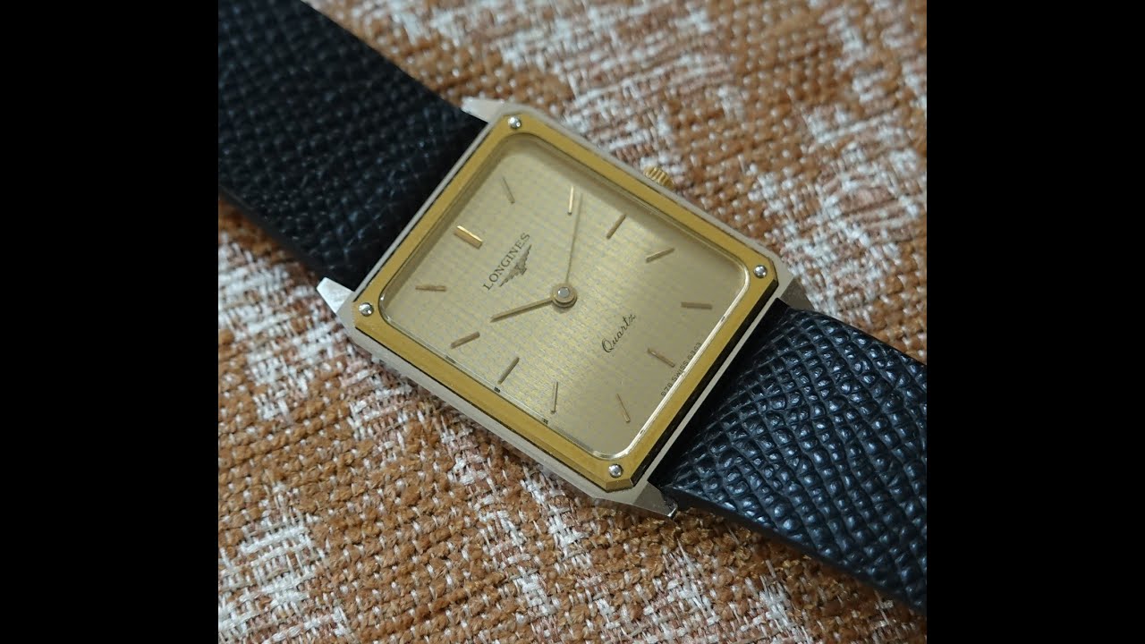 c1983 Longines XL-18 - an ultrathin men's vintage watch in a
