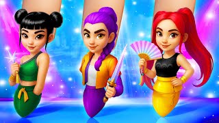 KPOPデーモンハンターメイクオーバー！オタクから人気者ルミへ ハン