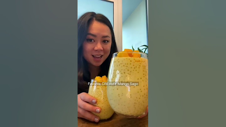 The BEST Creamy Mango Sago