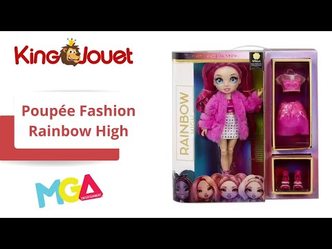 Poupée Mannequin Fashion Rainbow High - Rose Mga : King Jouet, Barbie et  poupées mannequin Mga - Poupées Poupons