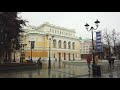 Нижний Новгород во время сильного дождя. Большая Покровская. Nizhny Novgorod during heavy rain.