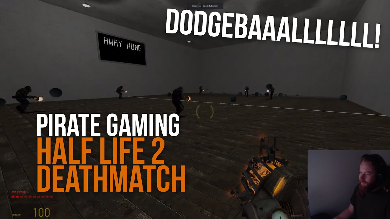 Half Life 2 Deathmatch DODGEEEBAALLLL & other fun mini games!
