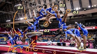 Simone Biles 2018 Vaults Execution Breakdown 4 | Gymnastics Scoring
