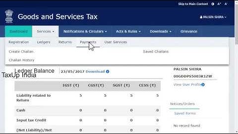 How to Generate GST Challan and Making GST Payments