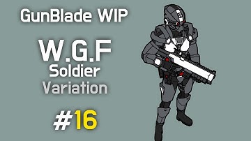 [GunBlade] Character modelling / W.G.F soldier #16 / 3dsmax lowpoly toon render