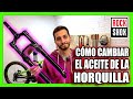 🔧 MANTENIMIENTO HORQUILLA ROCK SHOX - (CÓMO CAMBIAR EL ACEITE) 🩸