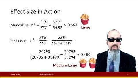10.8: One-Way ANOVA - Effect Size and Power