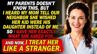 My Mom Told Our Neighbor She Wished I Wasn’t Her Daughter—So I Treated Her Like a Stranger