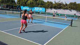 APP Newport Beach Open | Pro Women's Doubles | Chelsea Purcell and Averry Chew vs. Cade/Michelle