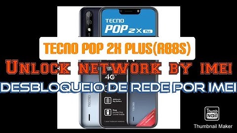 TECNO POP 2X PLUS UNLOCK NETWORK BY IMEI. DESBLOQUEIO DE REDE POR IMEI