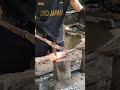 the process of making a hammer. very amazing #blacksmith #medievalblacksmith #kerajinanbesi