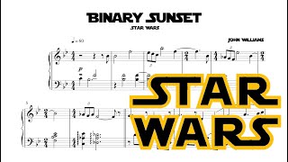 Binary Sunset for piano - Star Wars