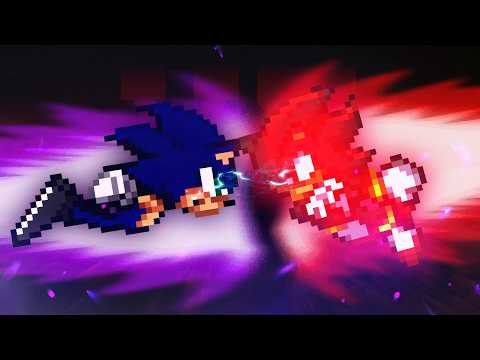 Shadow Vs Sonic Black | Stick Nodes Sprite Animation Collab (Animated byJustCrimson)