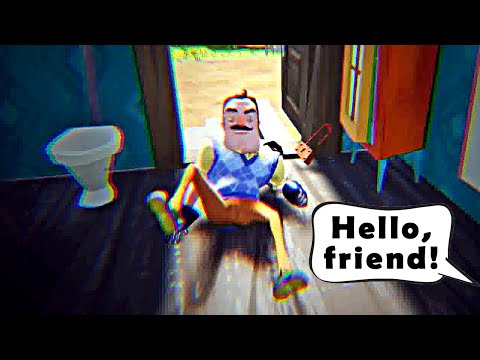 Weirdest way to Stalk your Neighbors! 😂 Hello Friend Hello Neighbor Mod kit