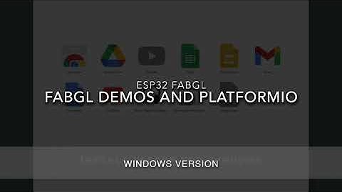 FabGL and PlatformIO - importing a demo (Windows version)