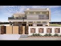 Modern house design  6 bedrooms  1 kanal two story house design