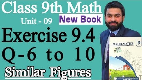 Class 9th Math New Book Ch 9 Exercise 9.4 Question 6 to 10-9th Math E.X 9.4 Q6,Q7,Q8,Q9,Q10-PCTB