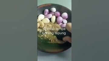 Thumbnail of bumbu tempe goreng tepung #shortsvideo
